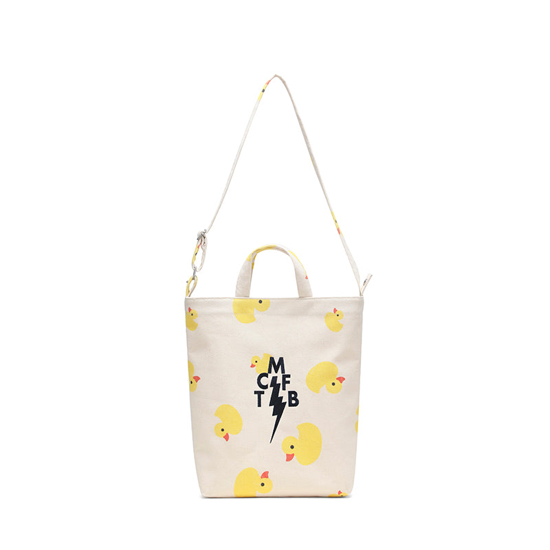 DUCKY CANVAS MESSENGER TOTE