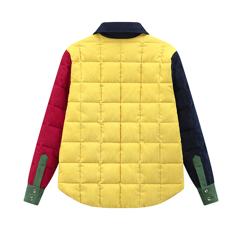 CORDUROY QUILTED SHACKET