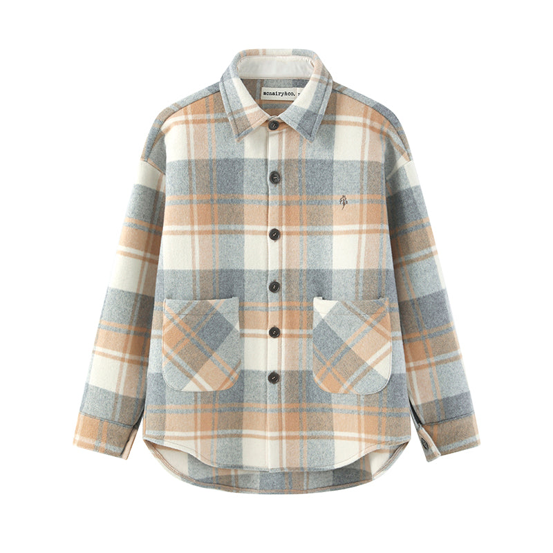 PLAID OVERSHIRT - 2 colors