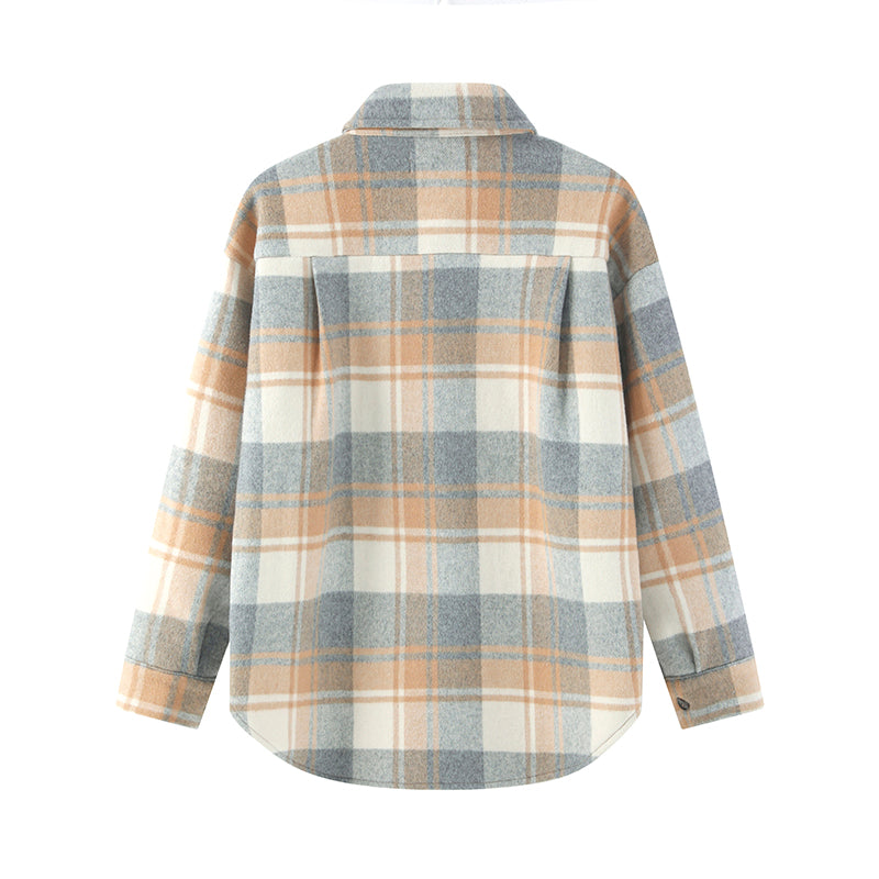 PLAID OVERSHIRT - 2 colors