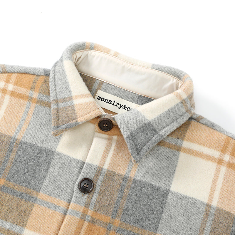 PLAID OVERSHIRT - 2 colors