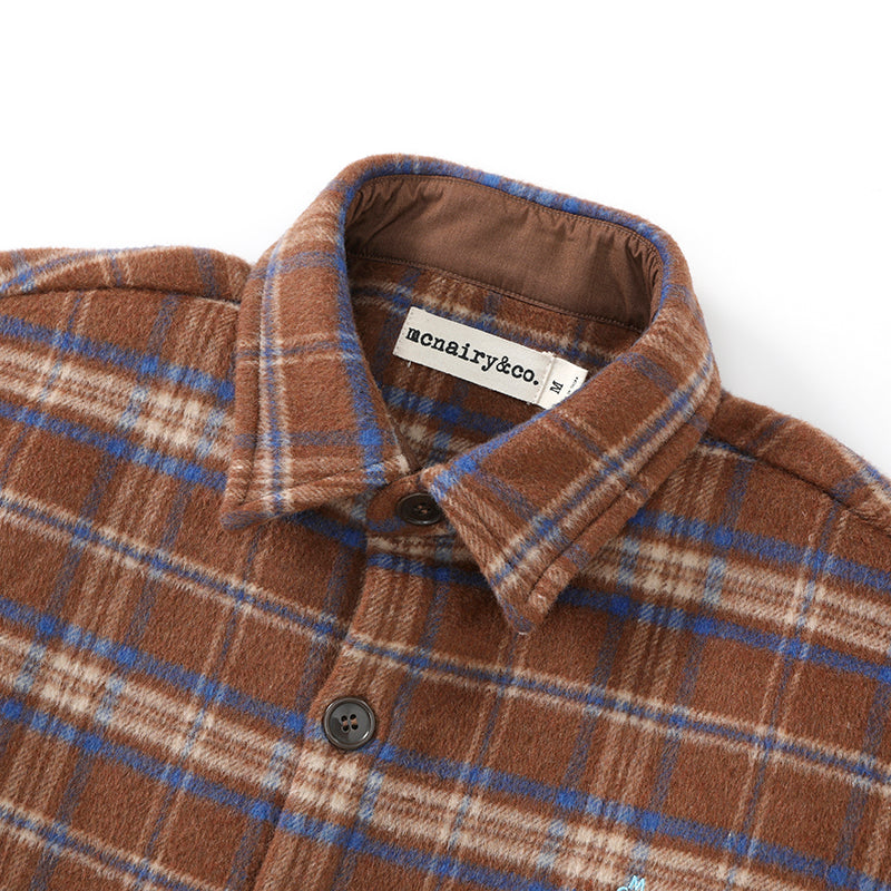 PLAID OVERSHIRT - 2 colors