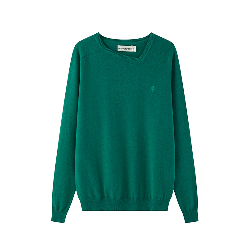 OFF V-NECK KASHMERE SWEATER - 3 colors