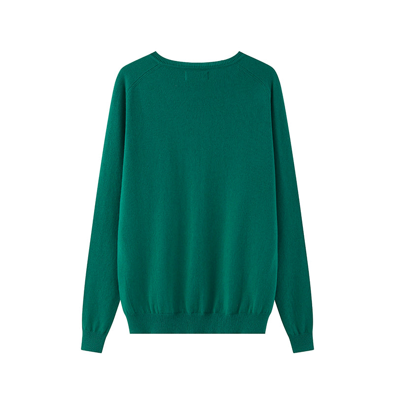 OFF V-NECK KASHMERE SWEATER - 3 colors