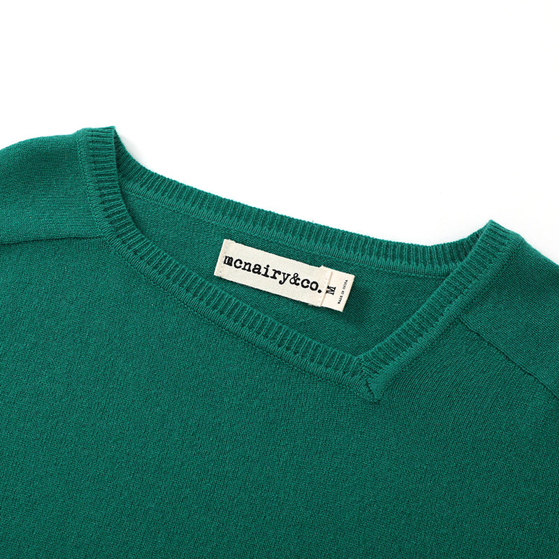 OFF V-NECK KASHMERE SWEATER - 3 colors