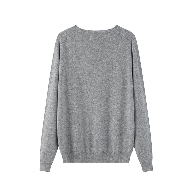 OFF V-NECK KASHMERE SWEATER - 3 colors