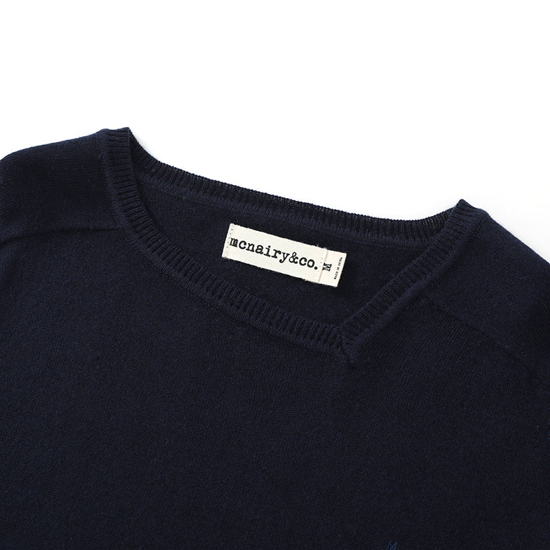 OFF V-NECK KASHMERE SWEATER - 3 colors