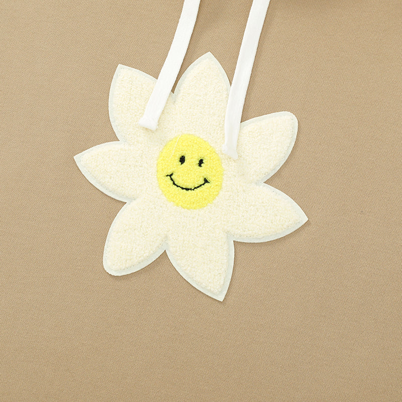 SMILEY DAISY SET IN PULLOVER HOODIE