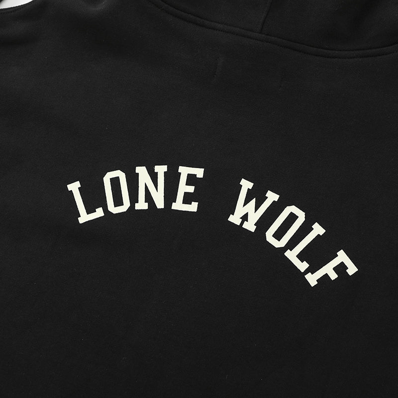 LONE WOLF SET IN PULLOVER HOODIE